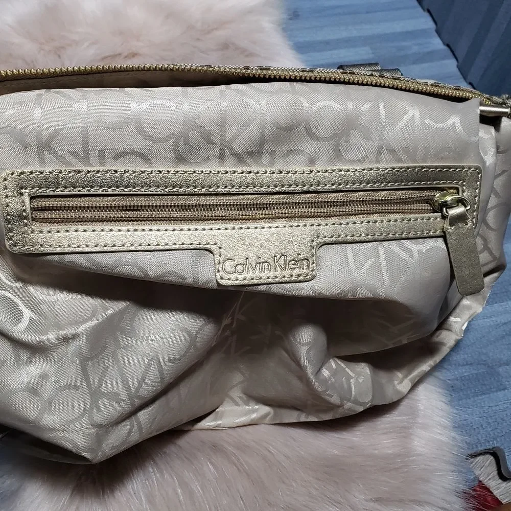 Calvin Klein Hudson Monogram Satchel Handbag